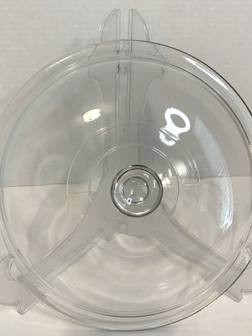 Pyrex 623 C 7 ⅞" Round Clear Glass Replacement Lid Knob Handle
